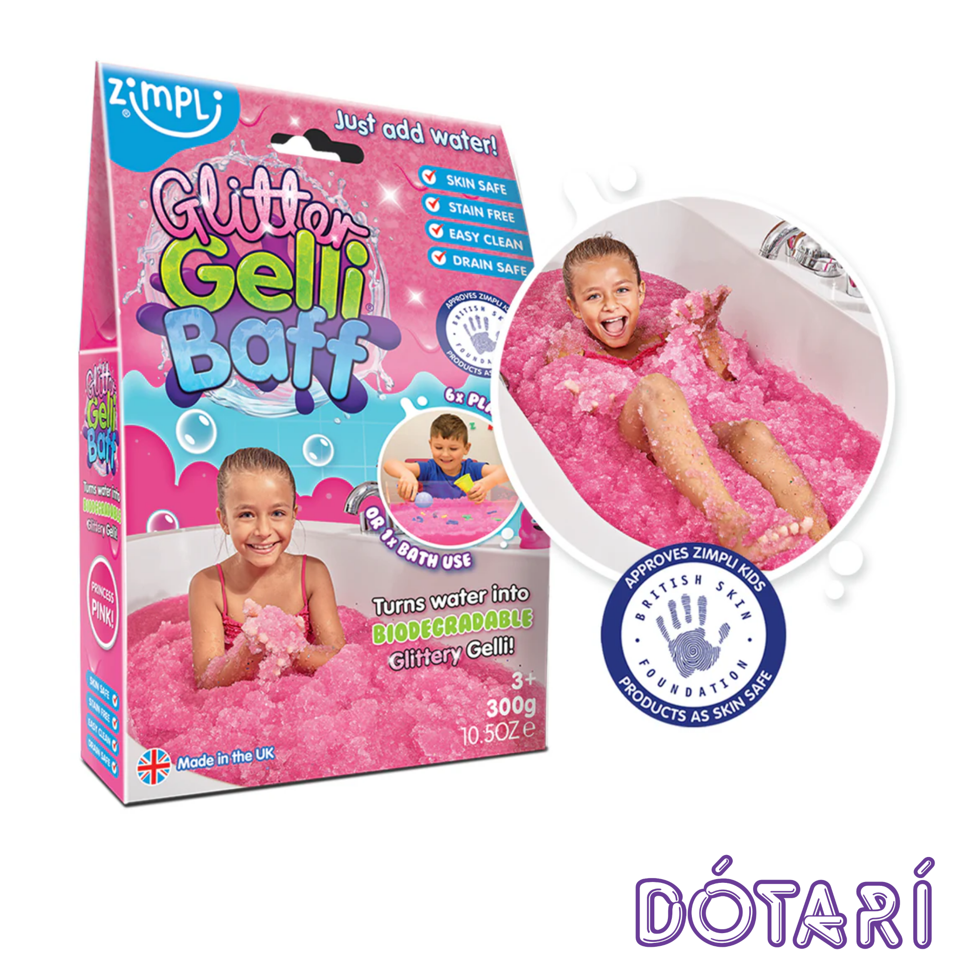 Glitter Gelly Baff - Bleikt
