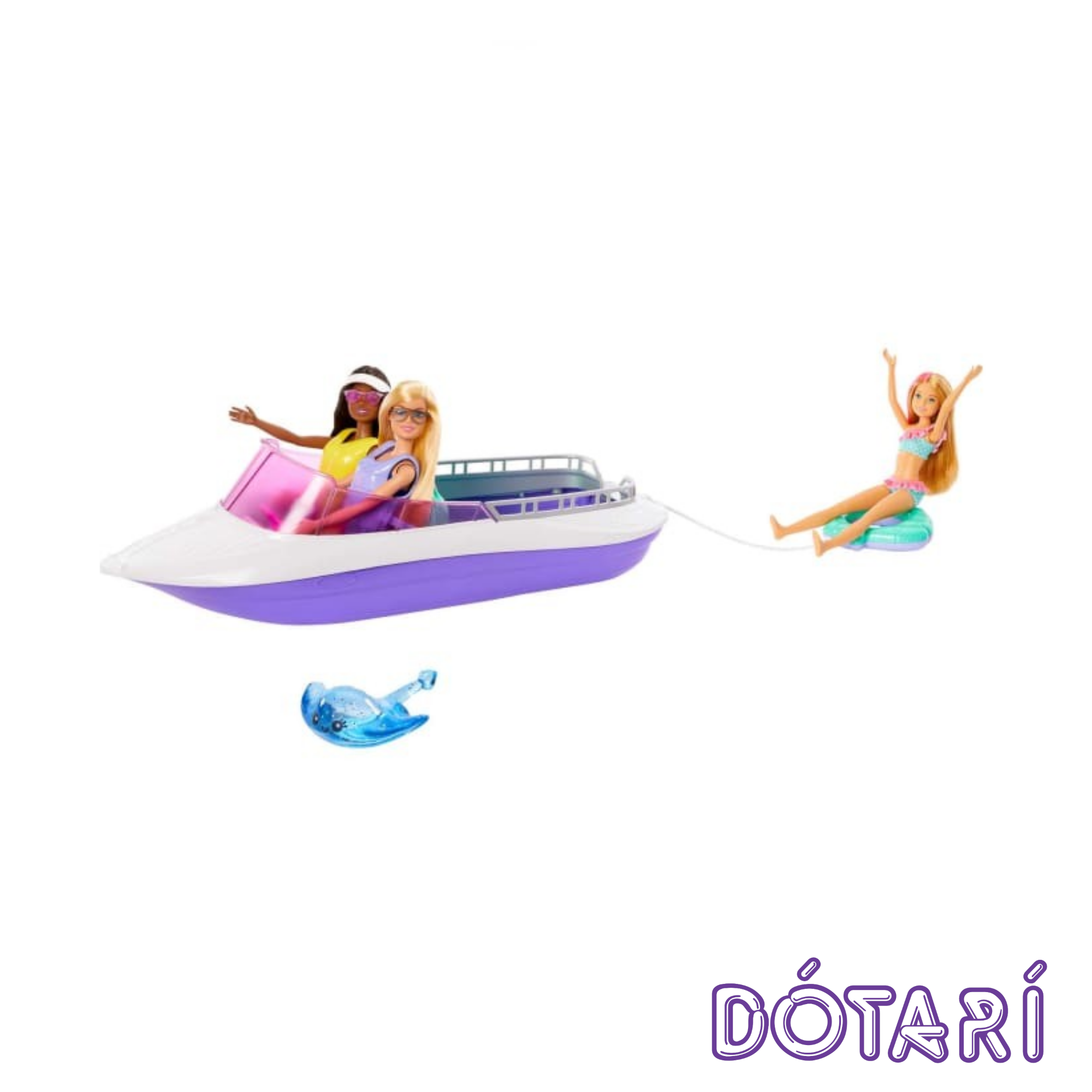 Barbie - Bátur og 2 Dúkkur