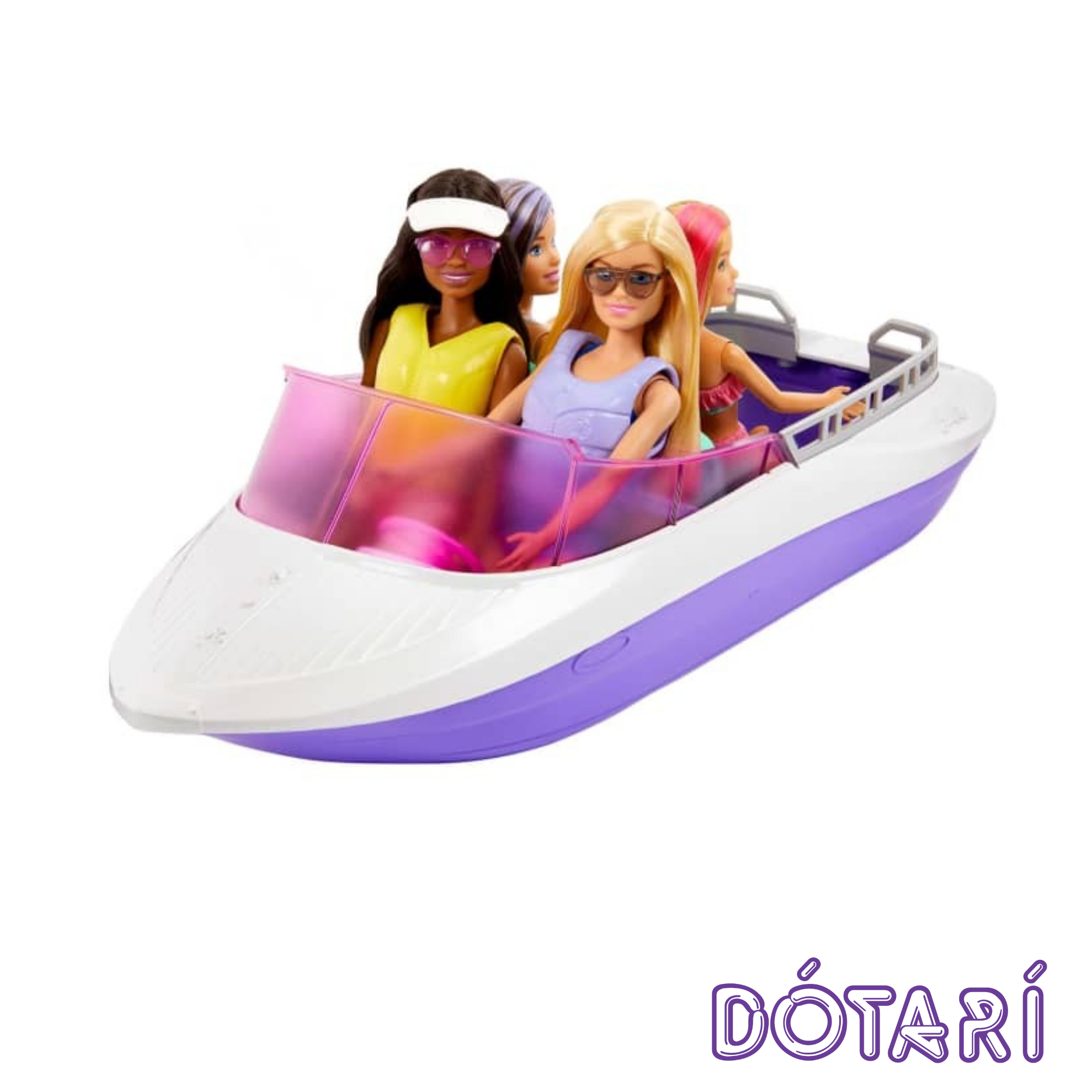 Barbie - Bátur og 2 Dúkkur