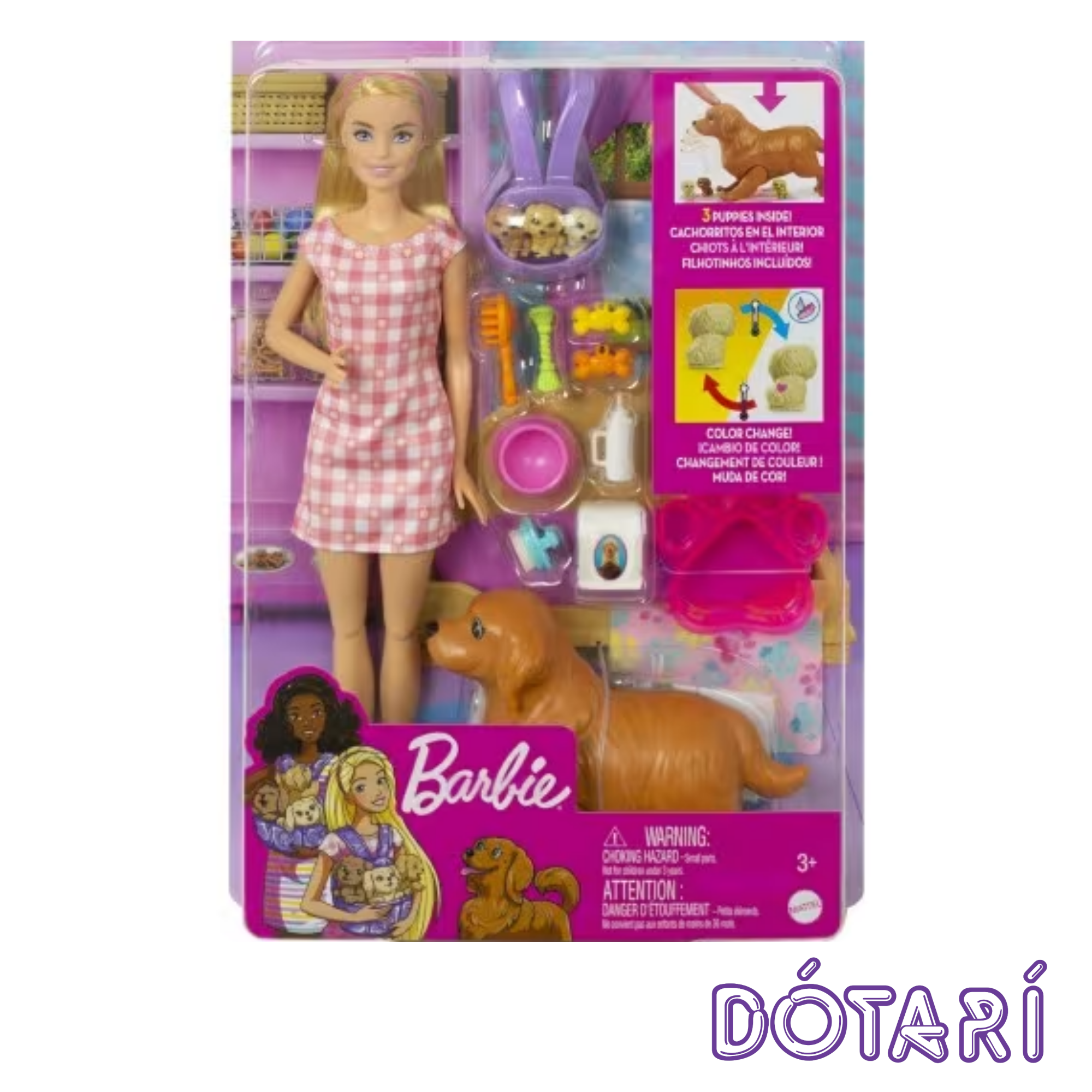 Barbie Með Hvolpa