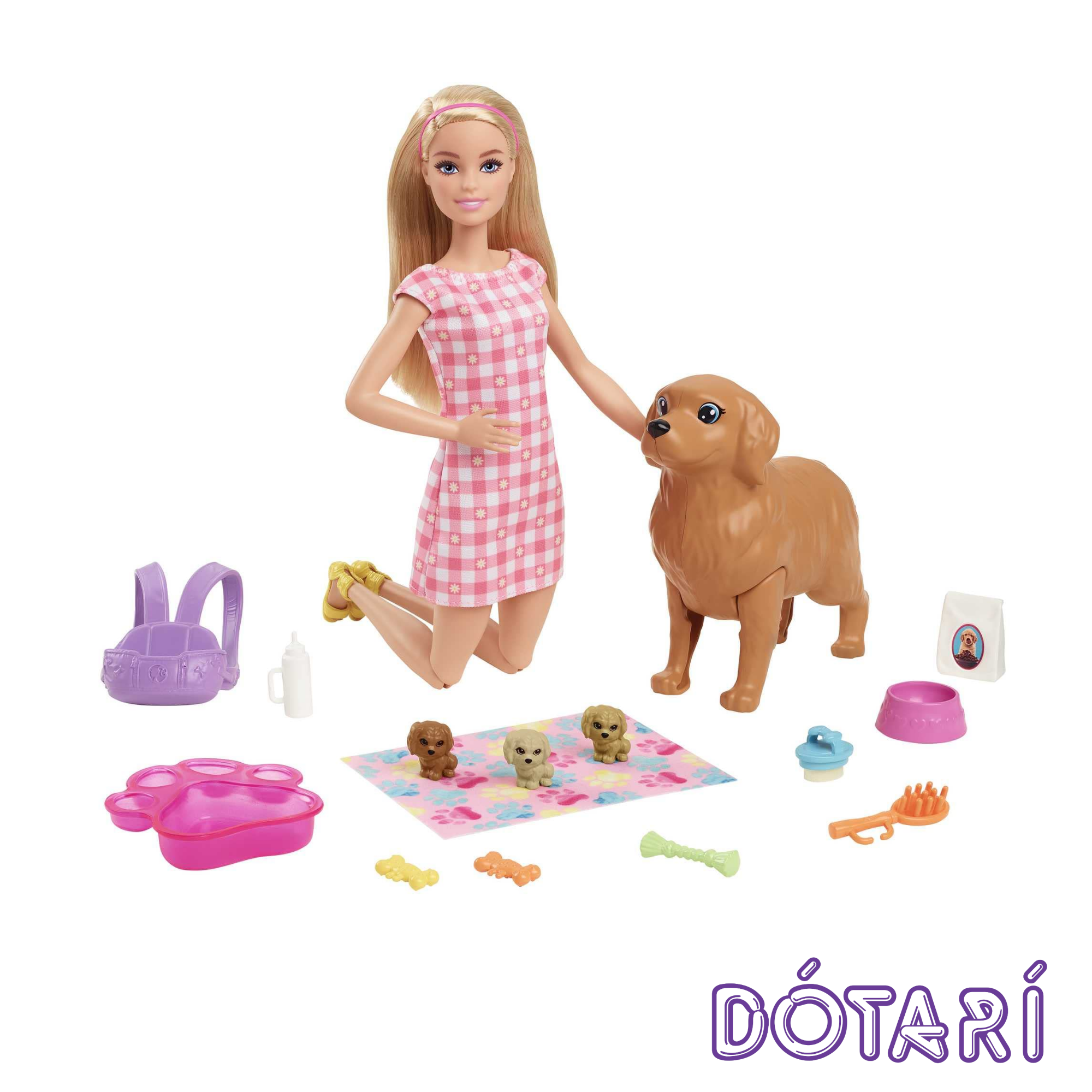 Barbie Með Hvolpa