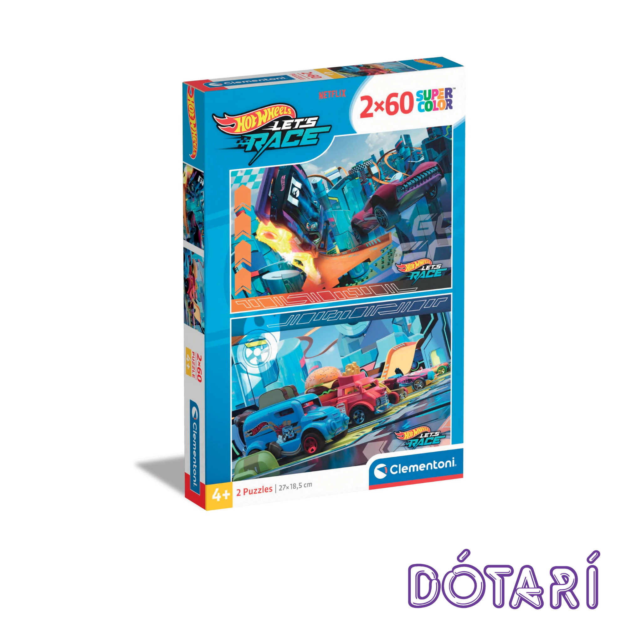 Hot Wheels Púsl - 2x60