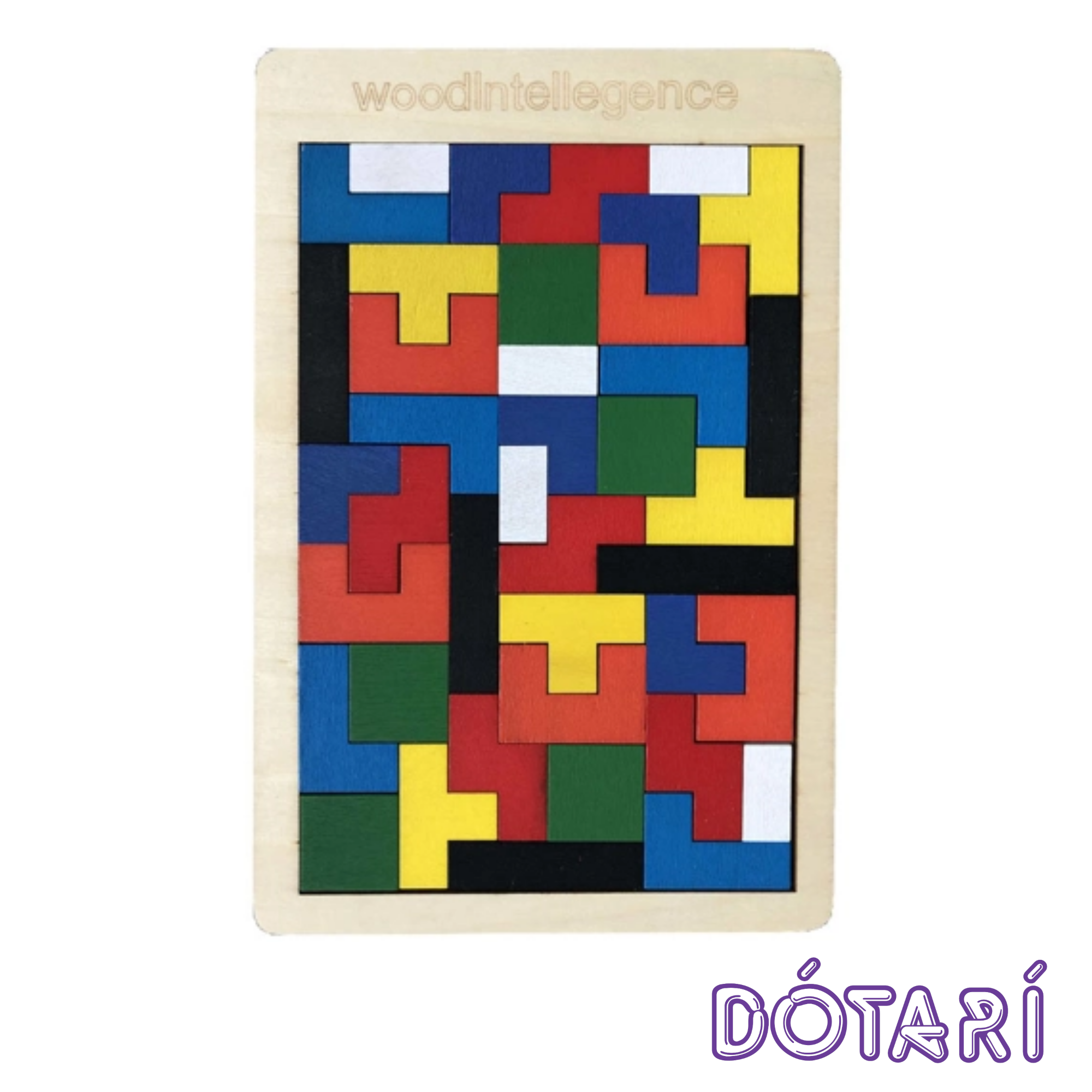 Large Wooden IQ Puzzle