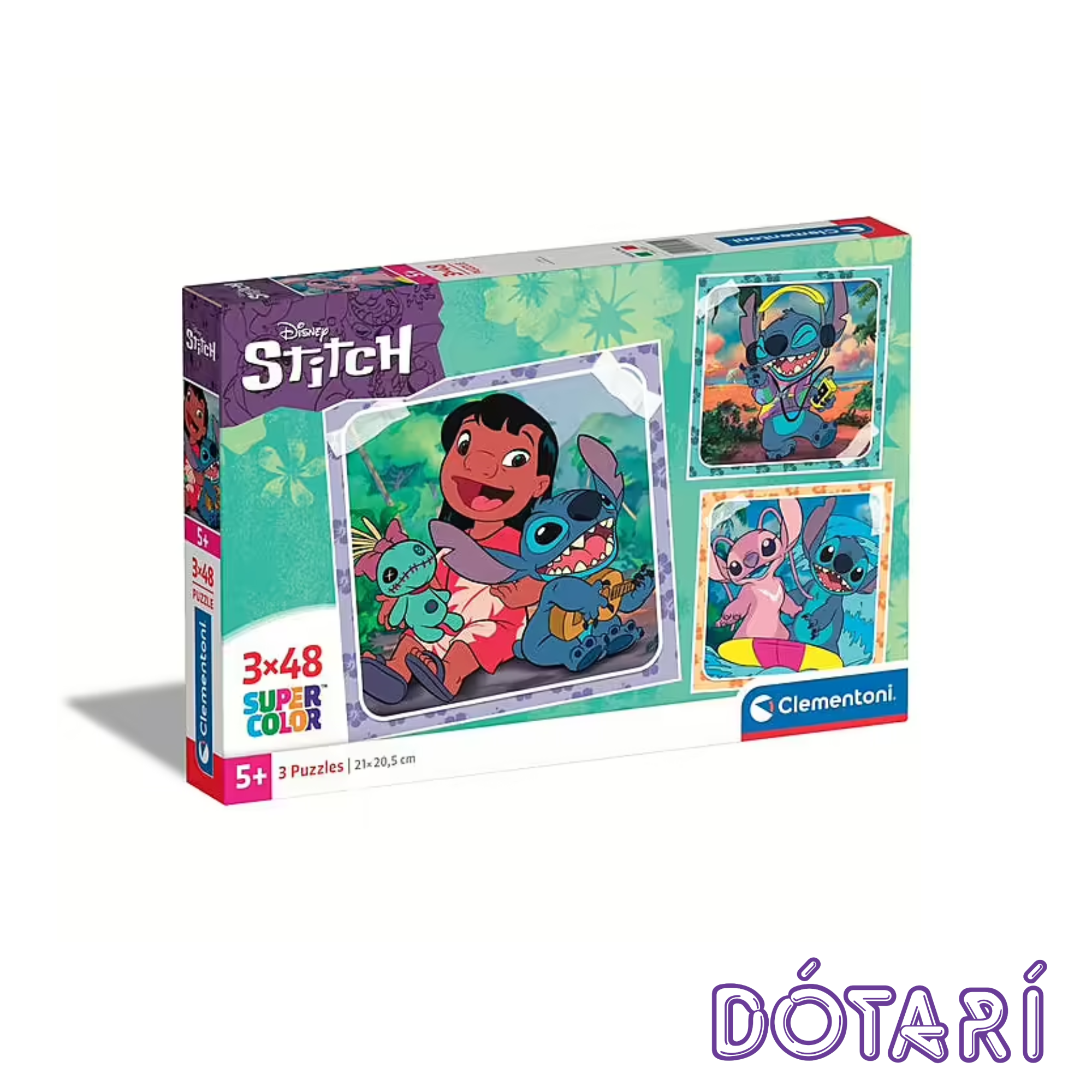 Lilo og Stitch Púsl - 3x48