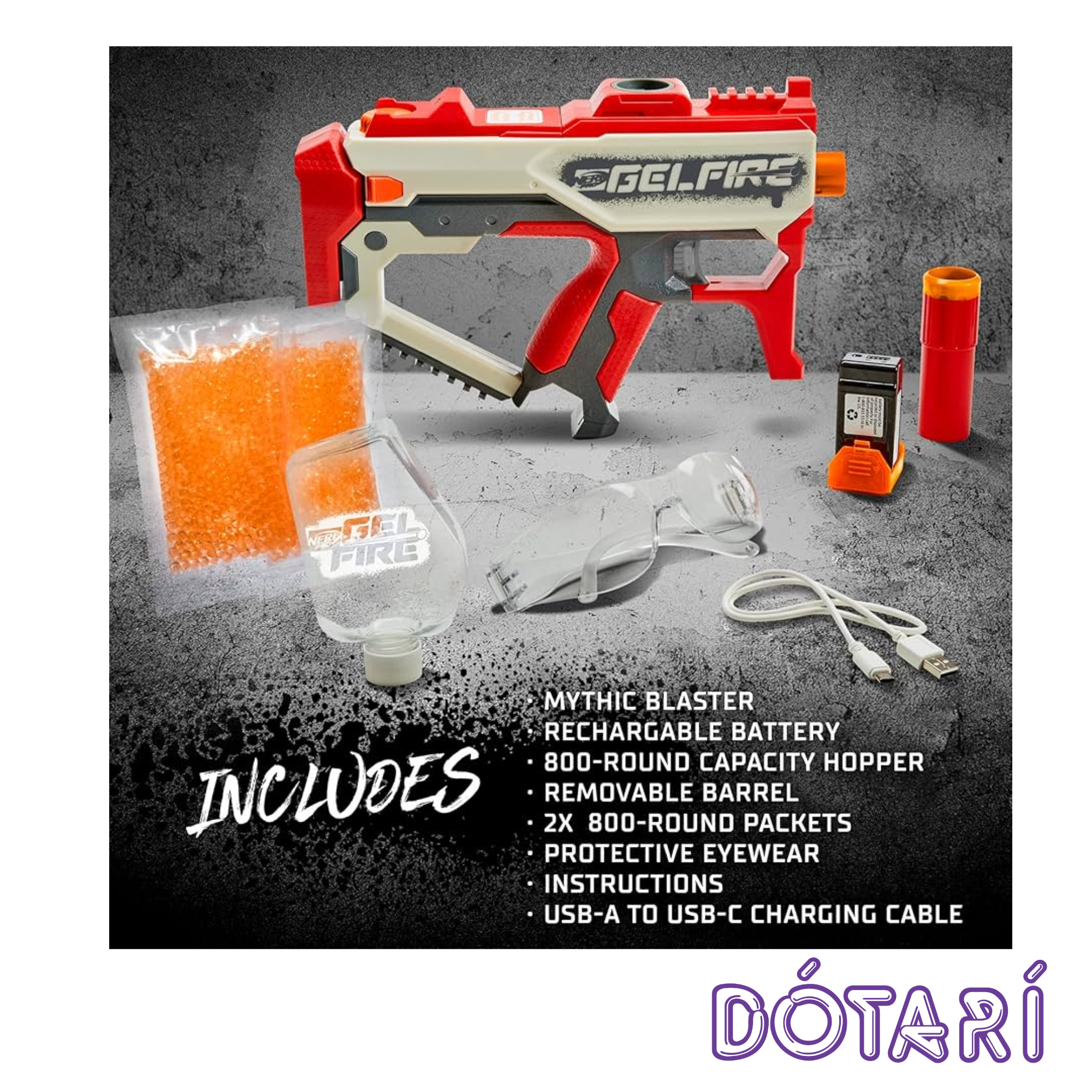 Nerf - Gelfire Mythical Blaster
