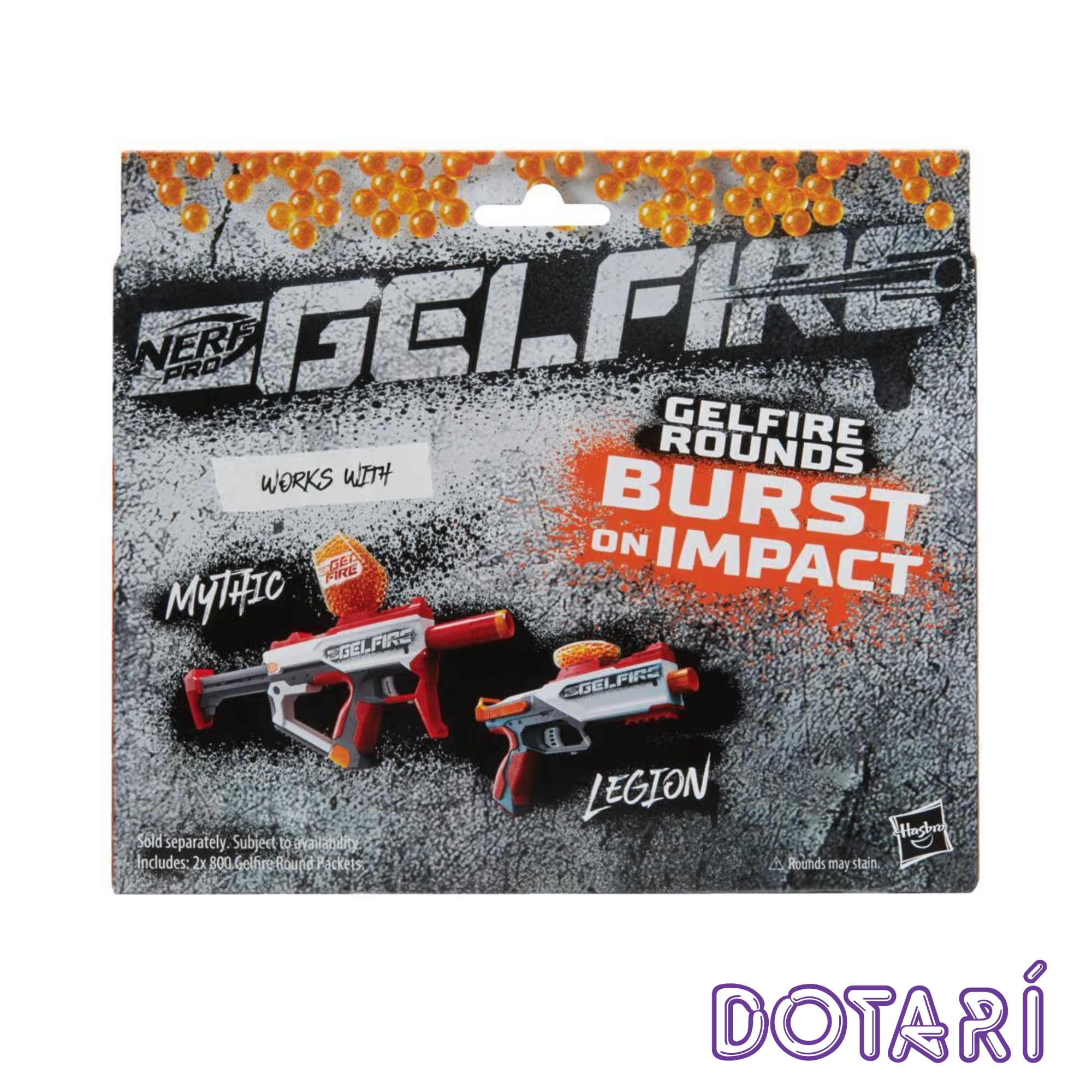Nerf Gelfire 1600 Rounds