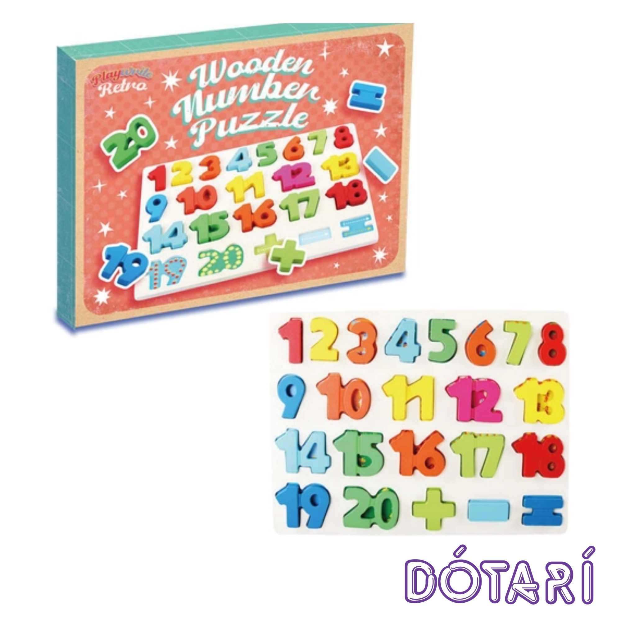 Wooden Number Puzzle